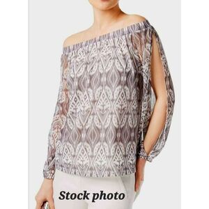 INC Womens Sexy Off Shoulder Top Nwt PET med Cold Shoulder gift